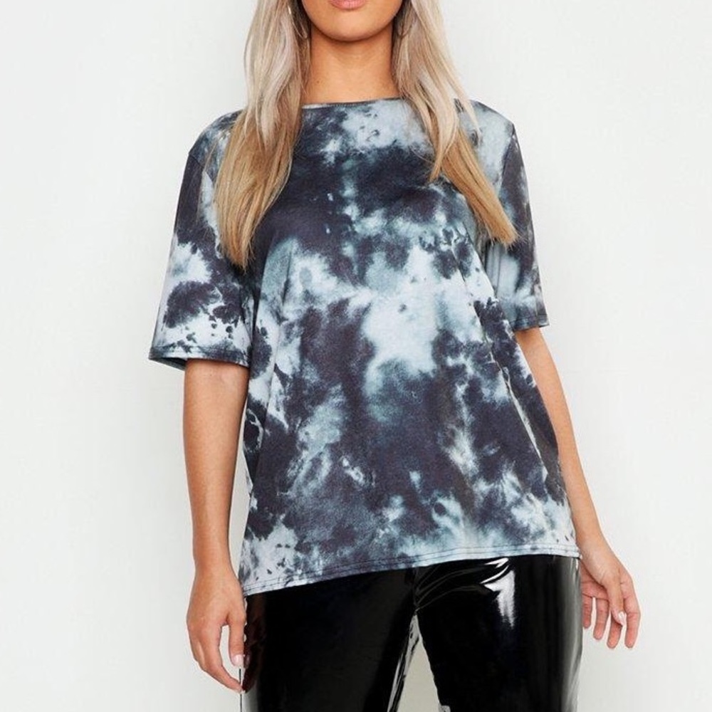 Oversized Acid Wash Tee